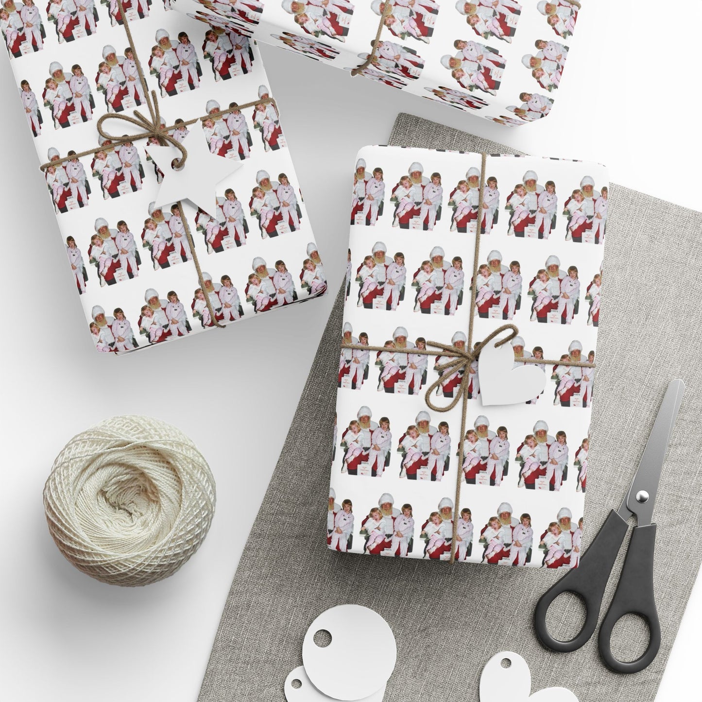 Wrapping paper-Unhand me Santa 2