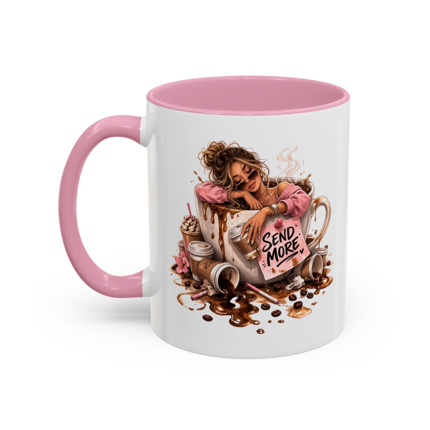 Mug- Send more.