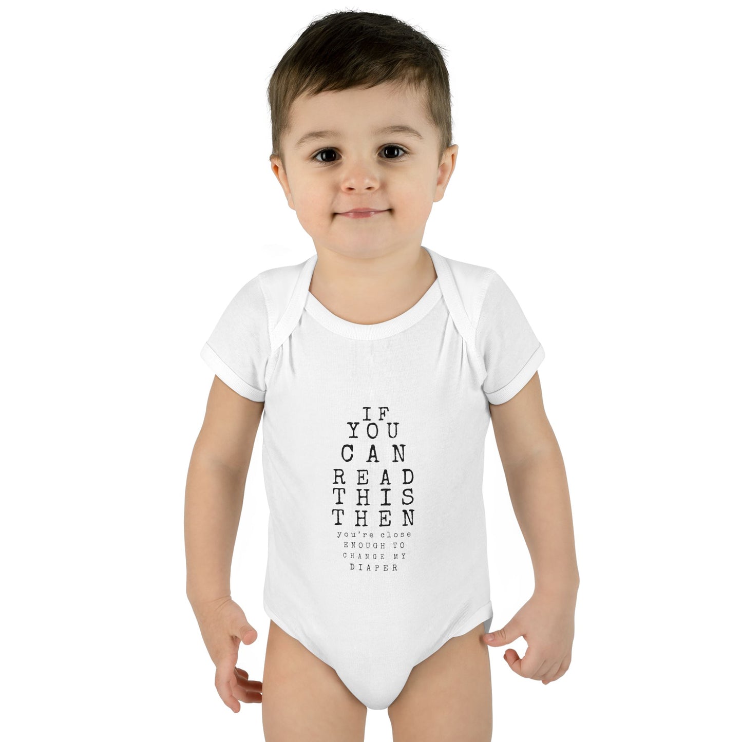 Funny Infant Bodysuit: If You Can Read This, Gift for New Parents, Baby Shower, Cute Baby Clothes, Funny Baby Outfit
