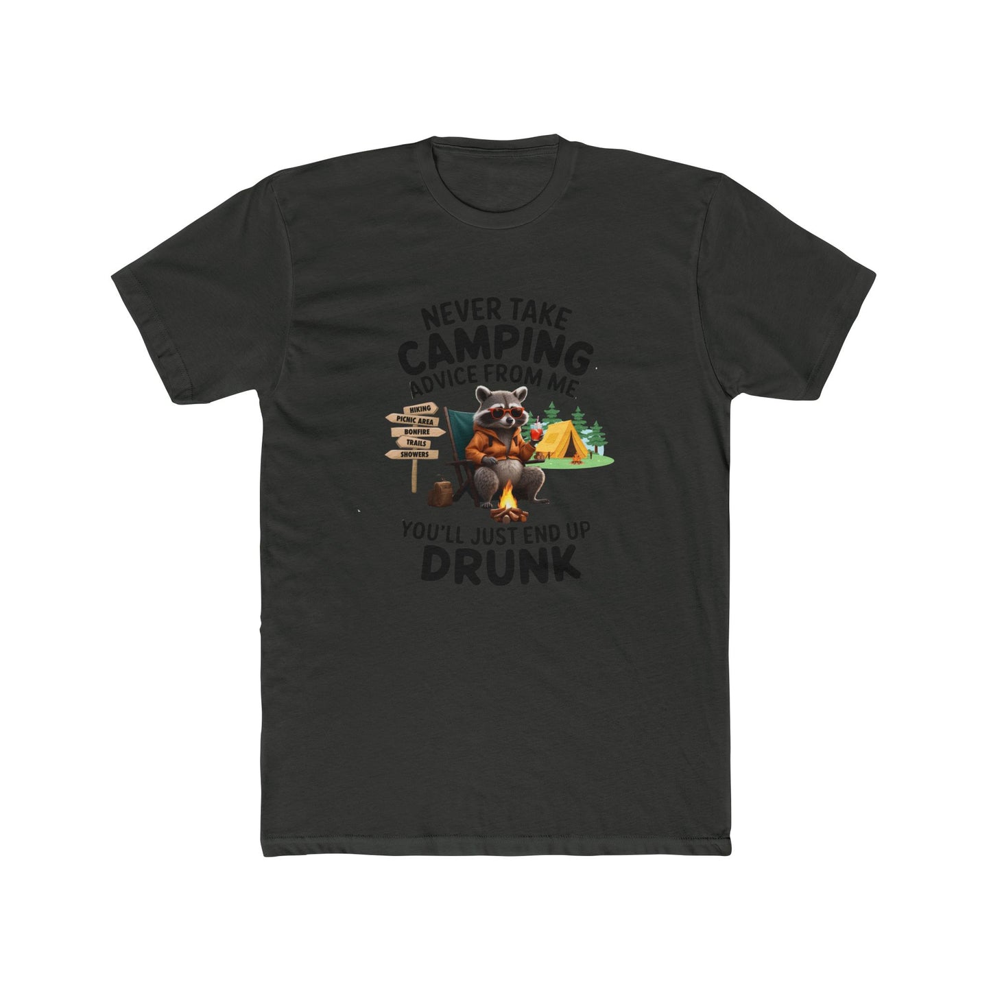 Funny Camping Tee - Never Take Camping Advice From Me, Perfect for Campers, Outdoor Enthusiasts, Gifts for Him, Adventure Apparel, [...]