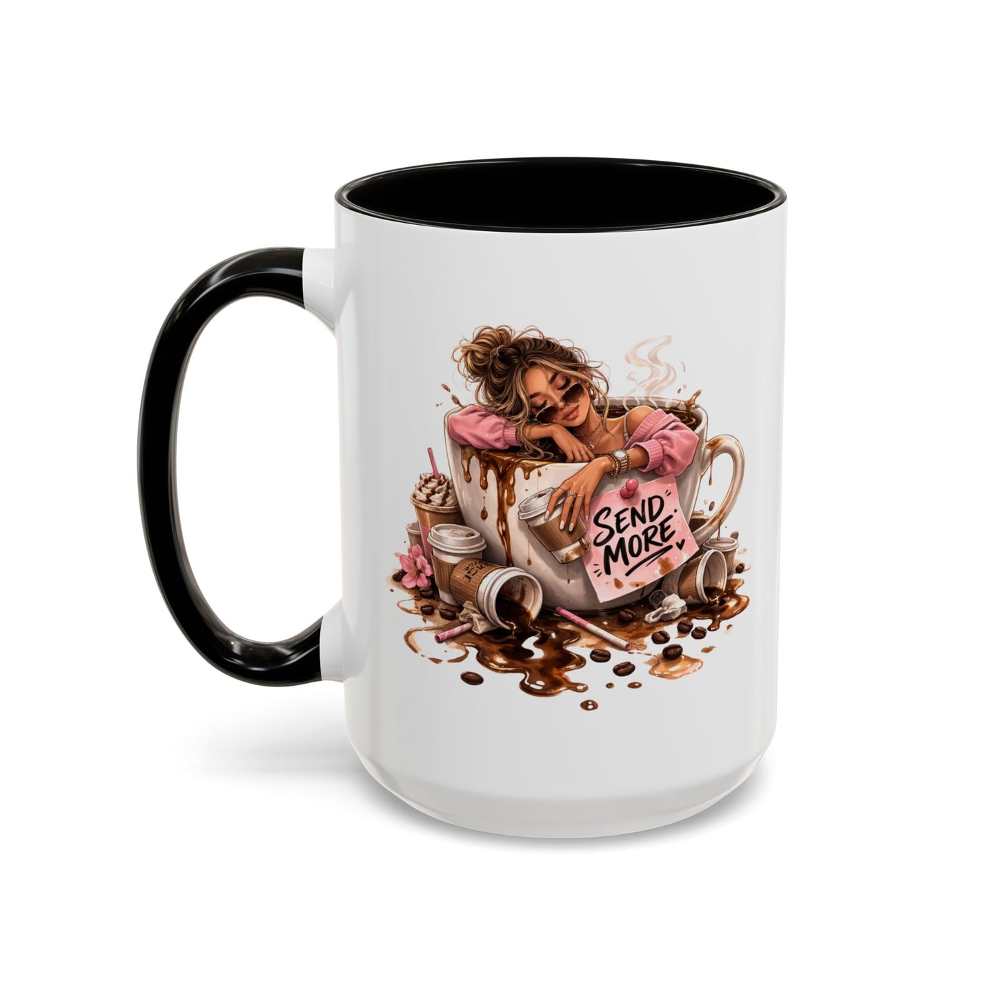 Mug- Send more.