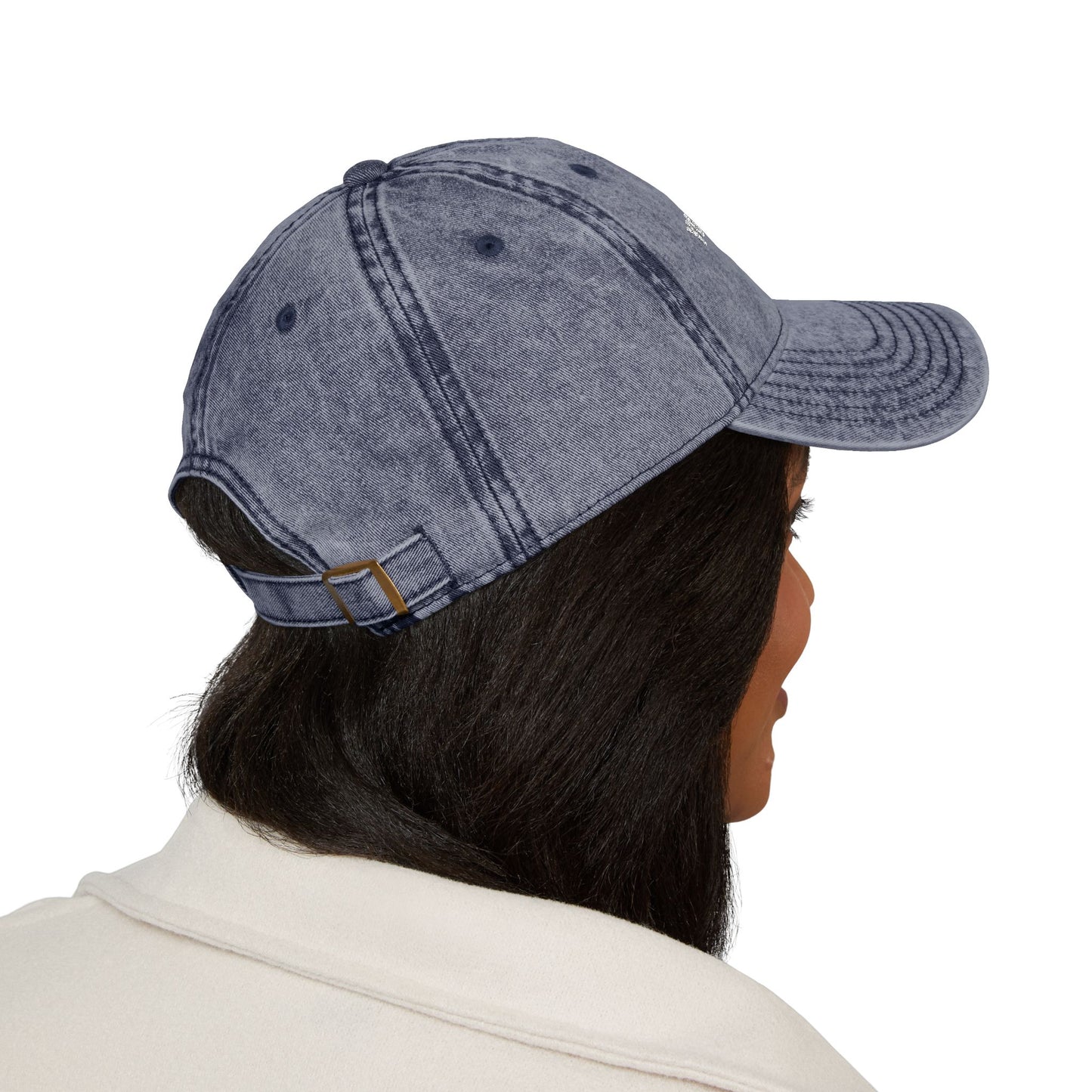 Vintage Embroidered Cap — Custom Text Baseball Hat
