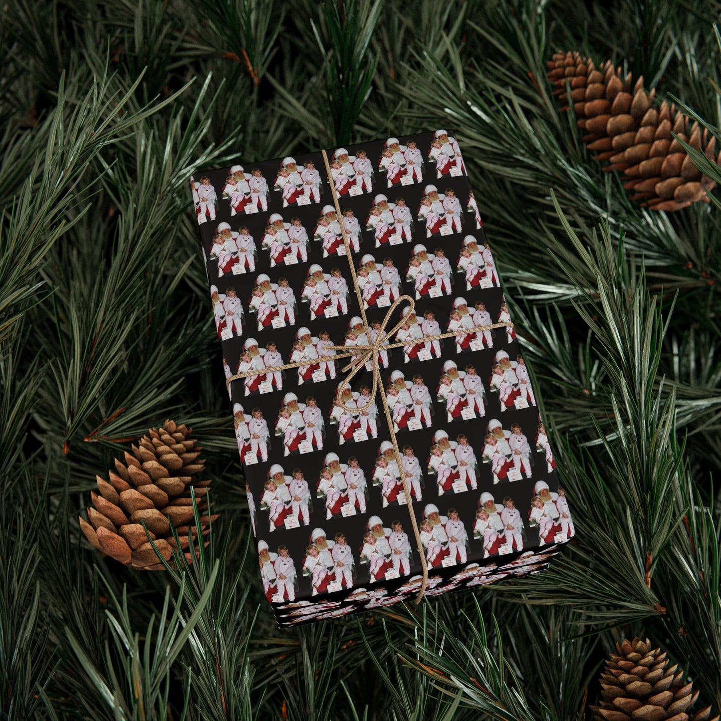 Wrapping Paper- Unhand me Santa