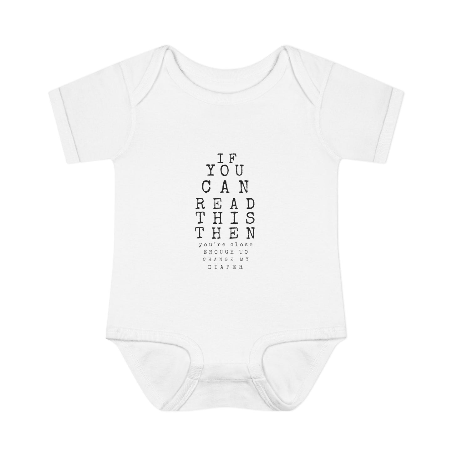 Funny Infant Bodysuit: If You Can Read This, Gift for New Parents, Baby Shower, Cute Baby Clothes, Funny Baby Outfit