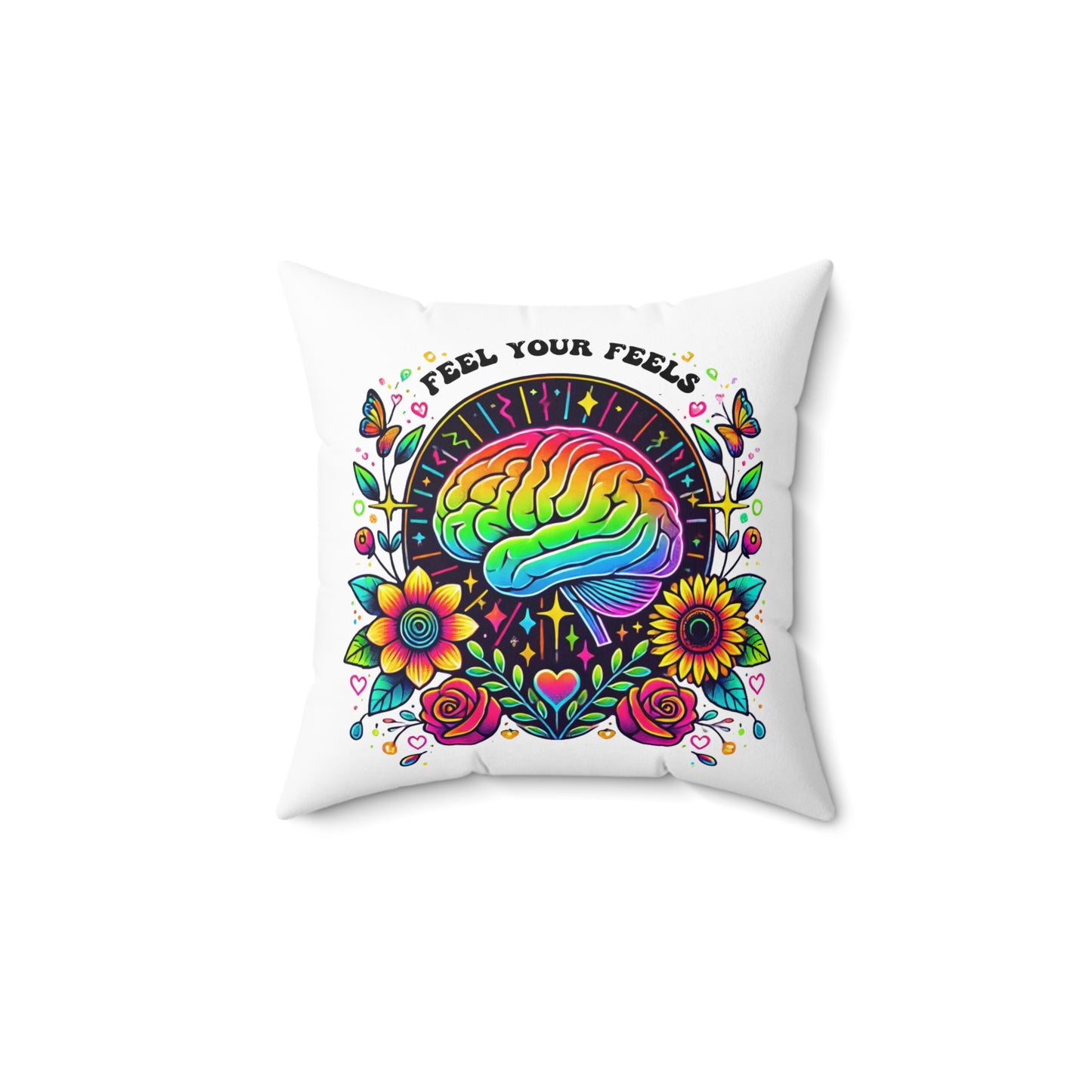 Decorative Throw Pillow, Feel your feels