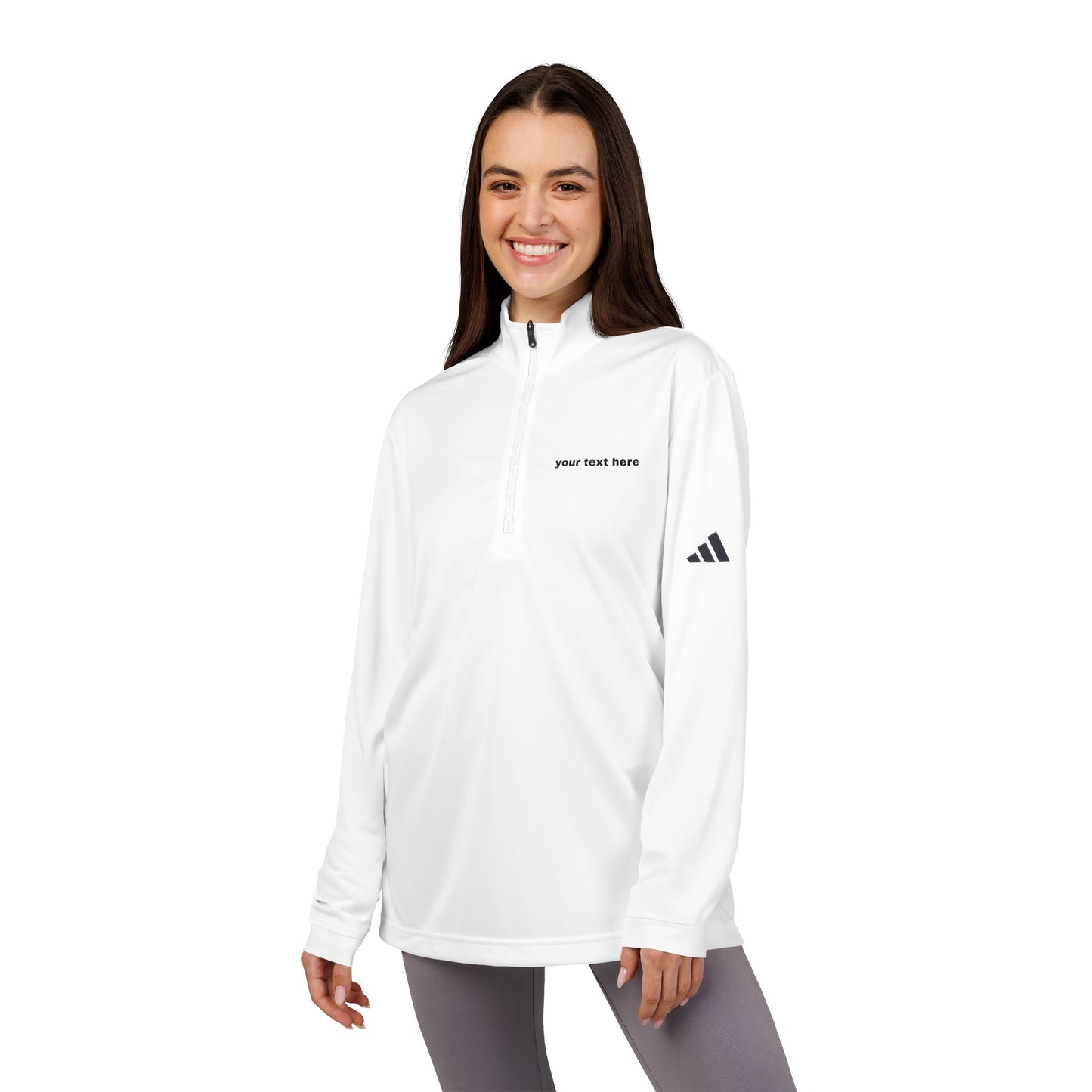 Adidas® Quarter-Zip Pullover