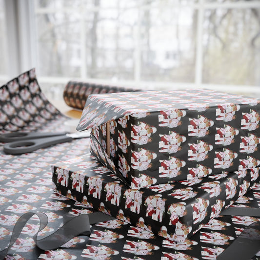 Wrapping Paper- Unhand me Santa