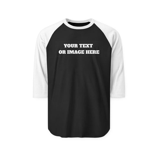 Customizable Unisex Raglan Shirt