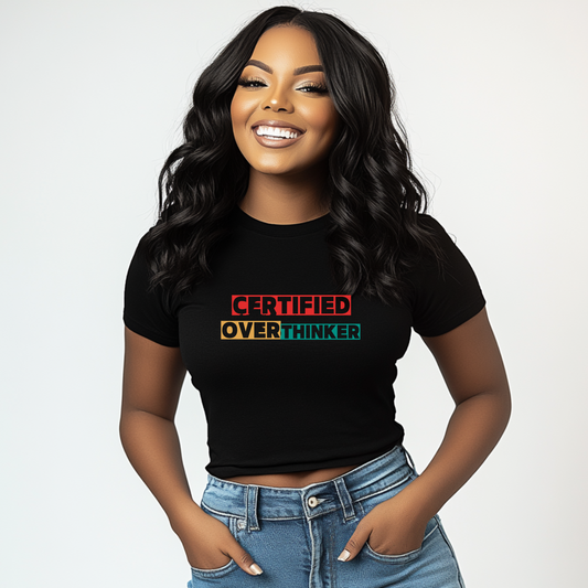 Certified Overthinker Unisex Softstyle T-Shirt, Funny Tee, Gift for Overthinkers, Casual Wear, Birthday Present, Mental Health Awareness