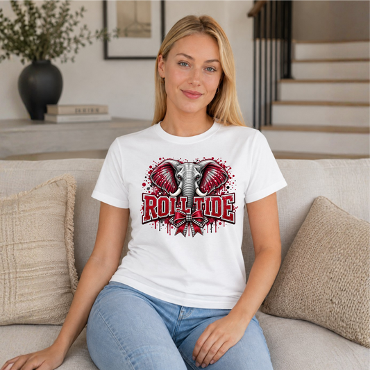 T-shirt :Roll Tide Elephant graphic