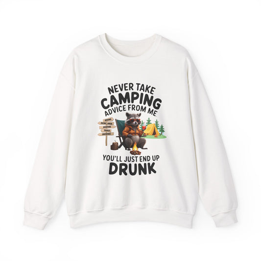 Camping Advice-Unisex Heavy Blend™ Crewneck Sweatshirt