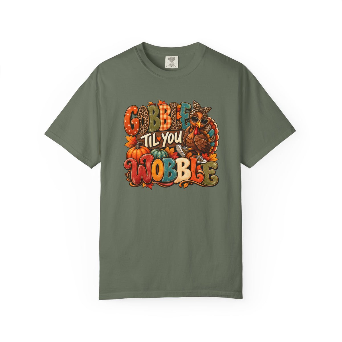T-Shirt: Gobble Til You Wobble