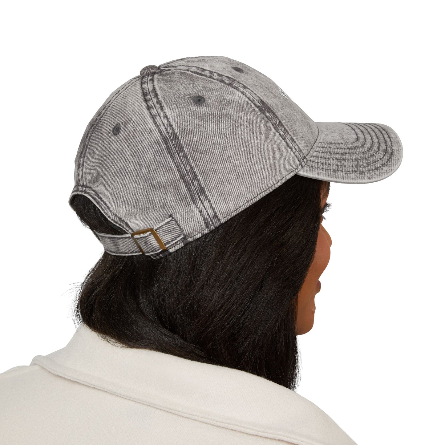 Vintage Embroidered Cap — Custom Text Baseball Hat