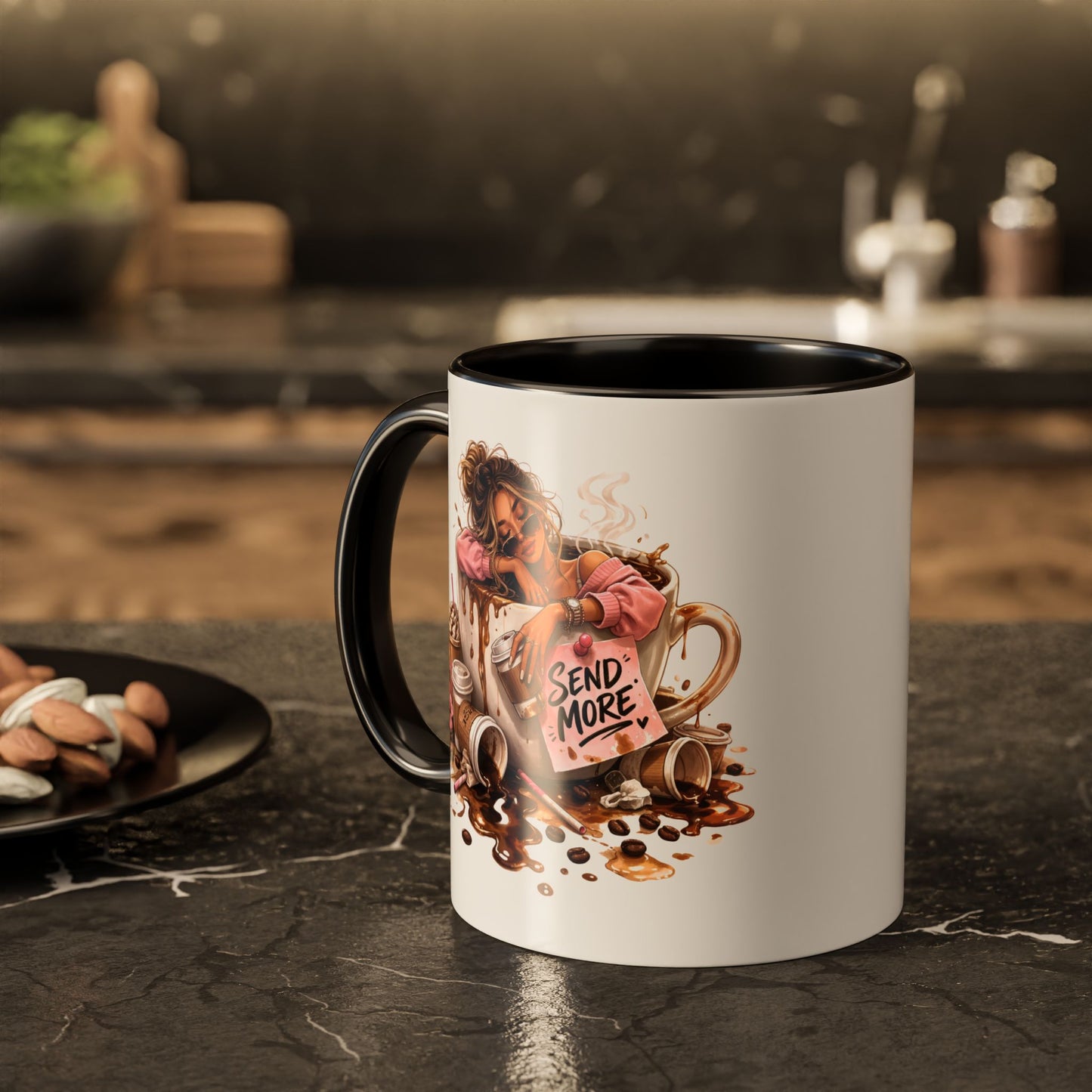 Mug- Send more.