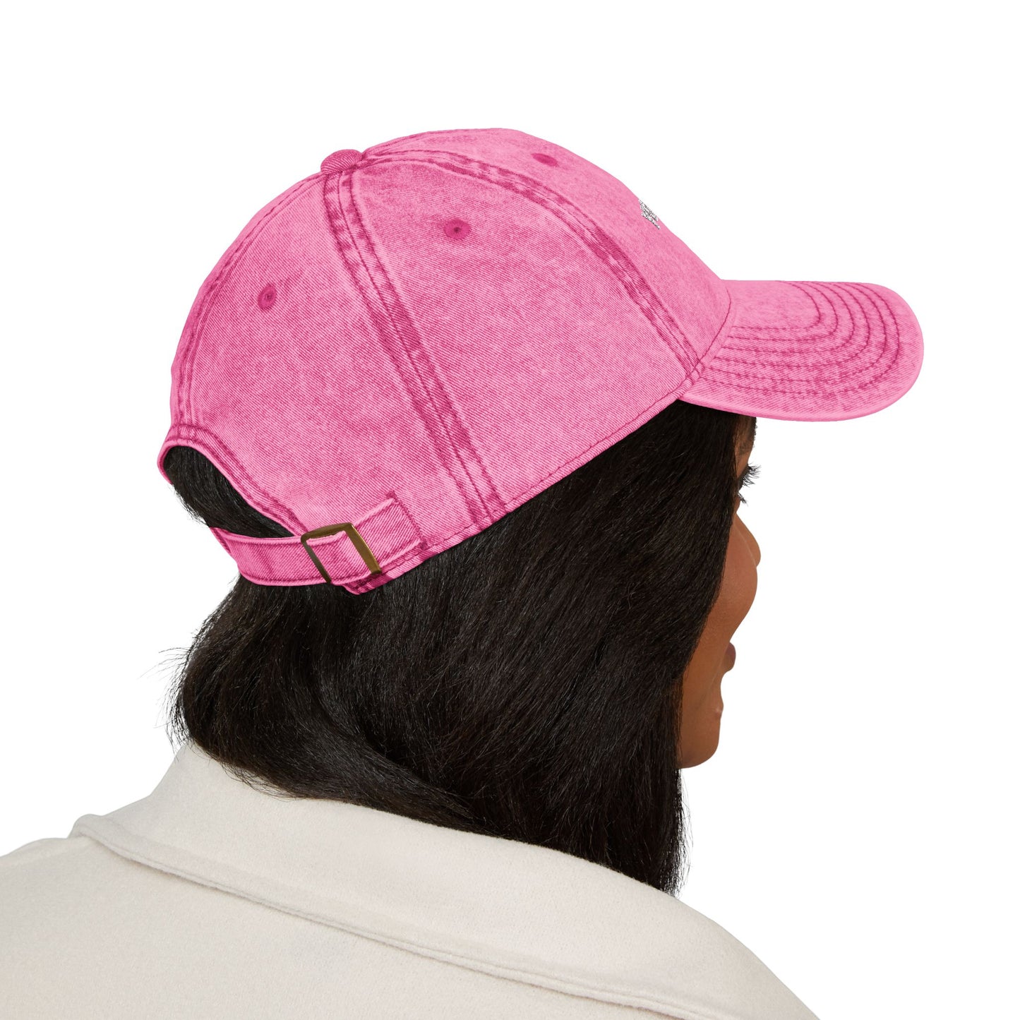 Vintage Embroidered Cap — Custom Text Baseball Hat