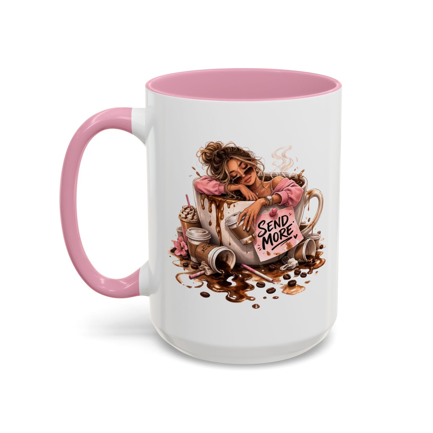 Mug- Send more.