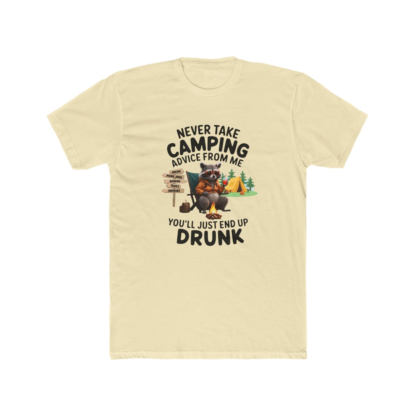 Funny Camping Tee - Never Take Camping Advice From Me, Perfect for Campers, Outdoor Enthusiasts, Gifts for Him, Adventure Apparel, [...]