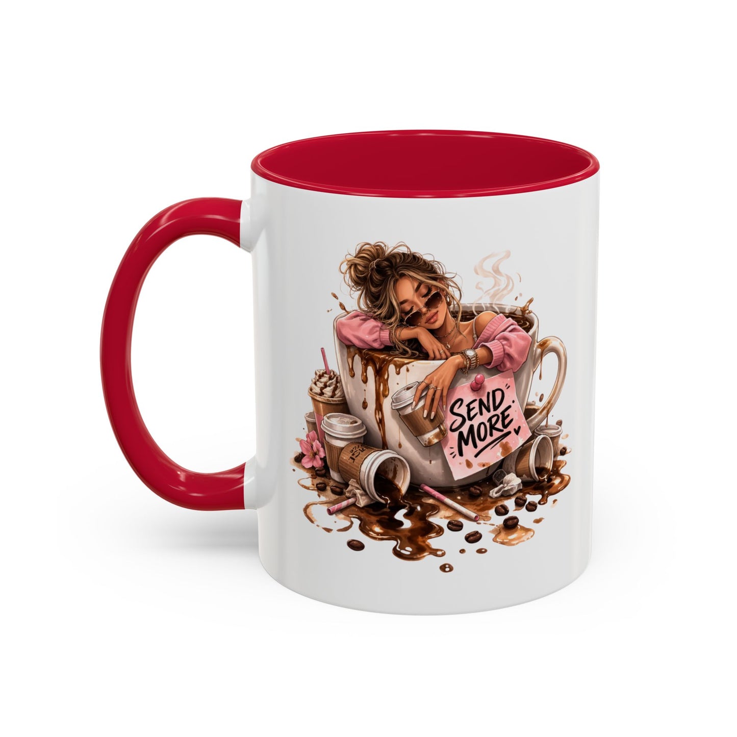 Mug- Send more.